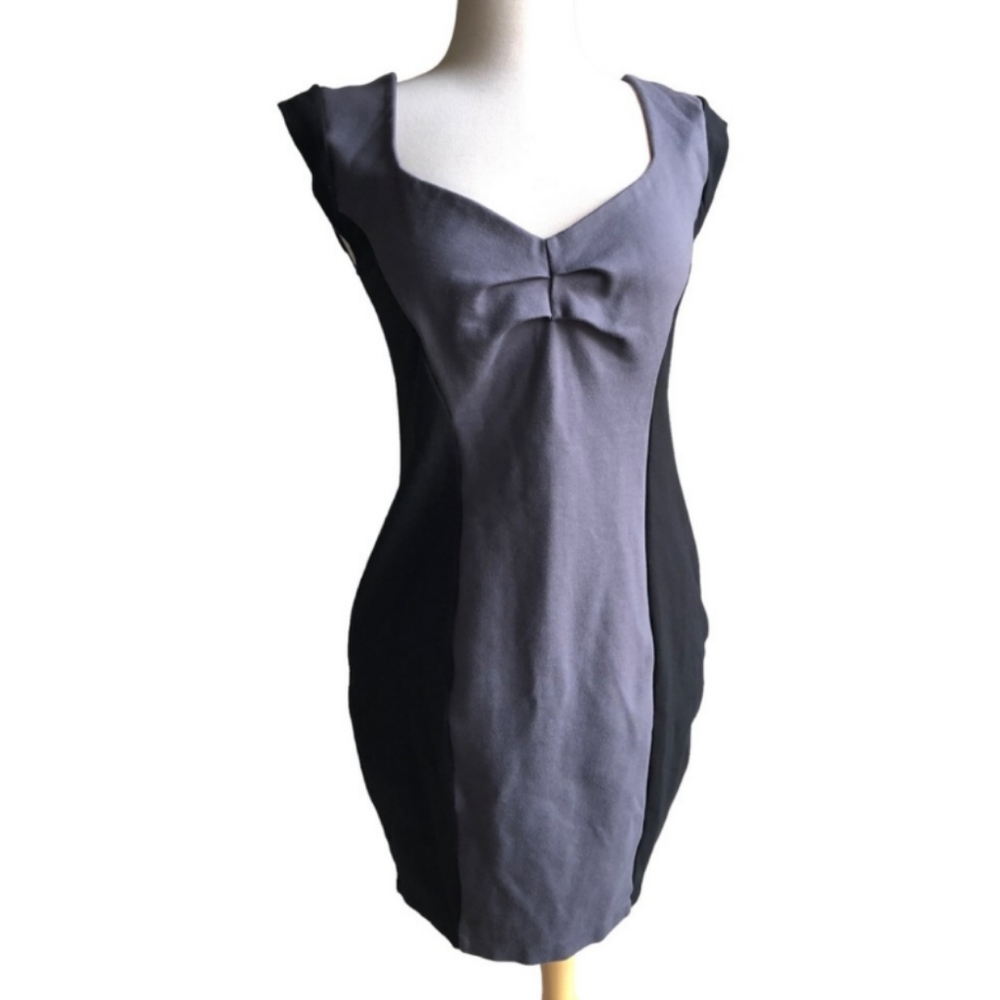 Torrid Gray & Black Bodycon Dress